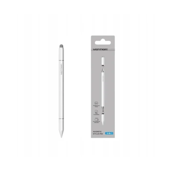 Vention 3-in-1 magnetic stylus WHITE