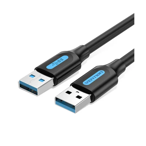 Vention USB 3.0 A Male to A Male Cable 0.5M Black PVC Type