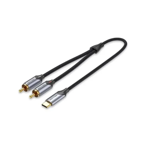 Vention USB-C to 2RCA male audio cable, 2 m