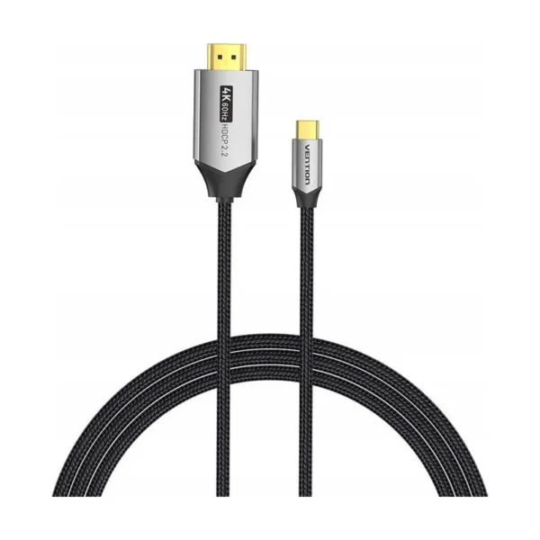 Vention USB-C to HDMI cable 4K@60Hz braided 2m GREY