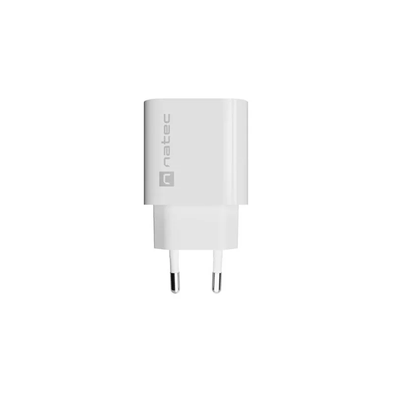 WALL CHARGER NATEC RIBERA 1X USB-A 18W WHITE