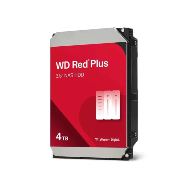 WD Red Plus WD40EFZZ HDD (4 TB; 3.5"; 128 MB; 5400 rpm)