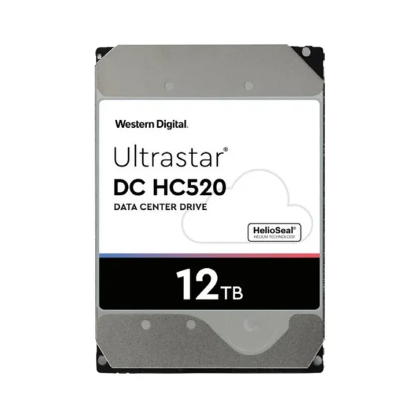 Western Digital Ultrastar DC HC520 12TB internal hard drive 7200 RPM 256 MB 3.5" Serial ATA III