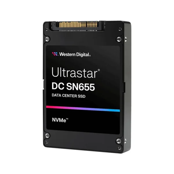 Western Digital Ultrastar DC SN655 15.3 TB U.3 PCI Express 4.0 NVMe TLC 3D NAND SE (0TS2460)