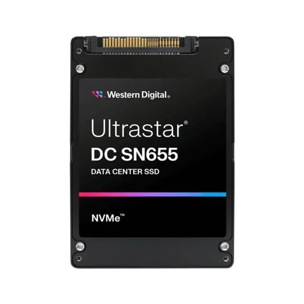 Western Digital Ultrastar DC SN655 30.7 TB U.3 PCI Express 4.0 NVMe TLC 3D NAND ISE (0TS2509)
