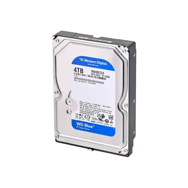 Western Digital WD Blue 3.5-Inch PC HDD internal hard drive 4 TB 5400 RPM 128 MB 3.5" Serial ATA III