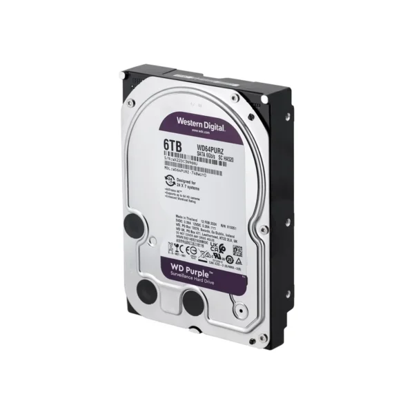 Western Digital WD64PURZ internal hard drive 3.5" 6000 GB Serial ATA III