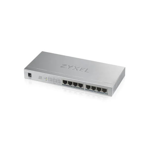 Zyxel GS1008HP Unmanaged Gigabit Ethernet (10/100/1000) Power over Ethernet (PoE) Grey