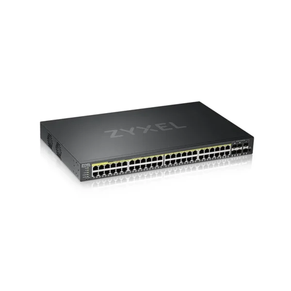 Zyxel GS2220-50HP-EU0101F network switch Managed L2 Gigabit Ethernet (10/100/1000) Power over Ethernet (PoE) Black
