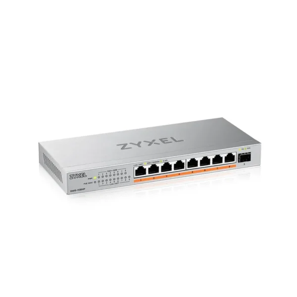 Zyxel XMG-108HP Unmanaged 2.5G Ethernet (100/1000/2500) Power over Ethernet (PoE)
