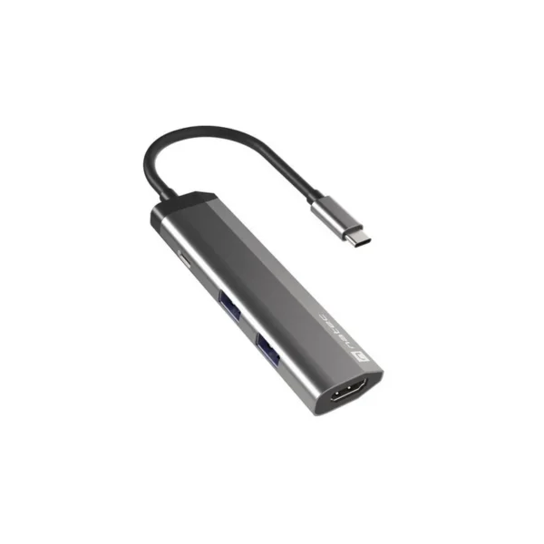Док-станция Natec NMP-1984 FOWLER SLIM | 2xUSB 3.0, HDMI 4K, USB-C
