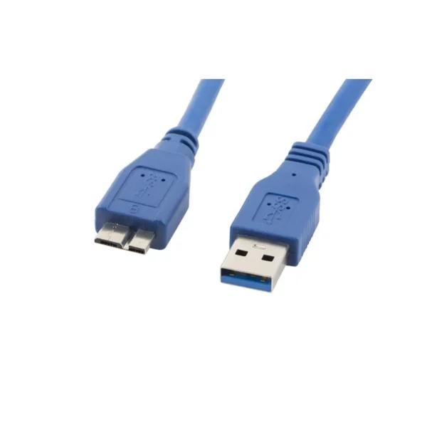 Кабель Lanberg CA-US3M-10CC-0030-B USB 3.0 A-Micro, 3 м, синий