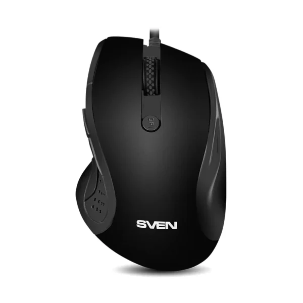 Мышь SVEN RX-113 | 5+1 кнопок, 800-2000 DPI, Soft Touch, 1.5 м, черный