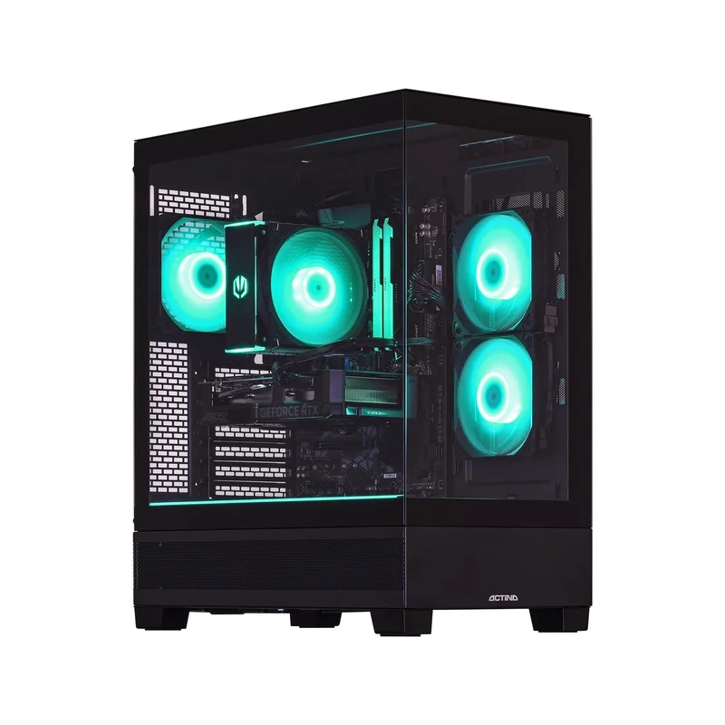 Actina 5901443453109 PC AMD Ryzen™ 5 7500F 16 GB DDR5-SDRAM 500 GB SSD AMD Radeon RX 9060 XT Midi Tower Black