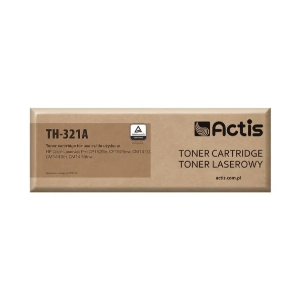 Actis TH-321A Toner Cartridge (replacement for HP 128A CE321A; Standard; 1300 pages; cyan)