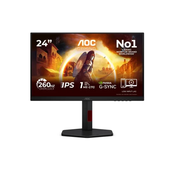 AOC G4 24G4ZR computer monitor 60.5 cm (23.8") 1920 x 1080 pixels Full HD LED Black, Red