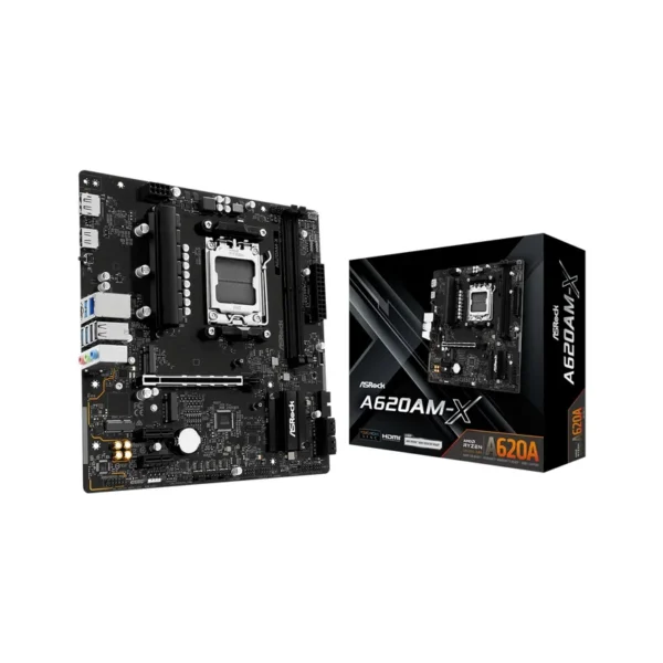 Asrock A620AM-X motherboard AMD A620 Socket AM5 micro ATX