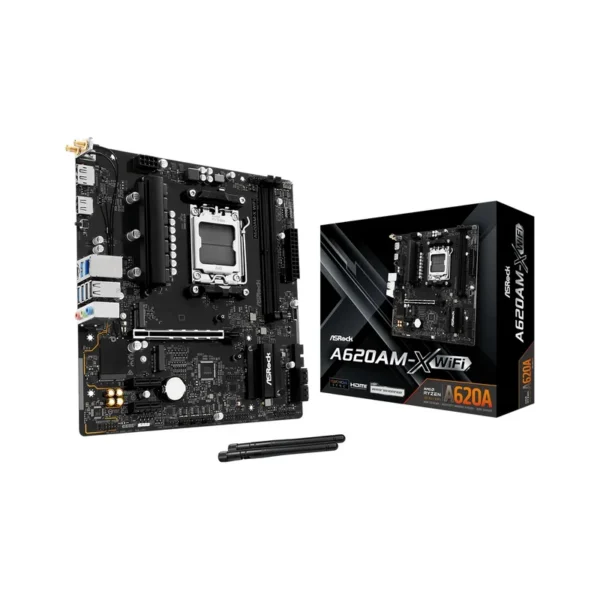 Asrock A620AM-X WiFi AMD A620A Socket AM5 micro ATX