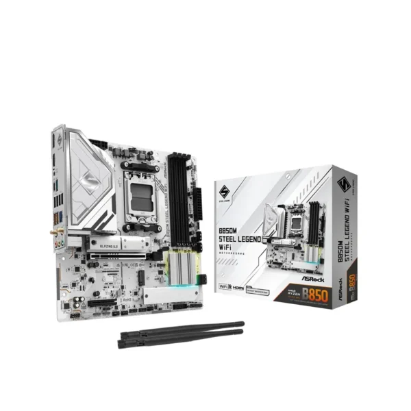 Asrock B850M Steel Legend WiFi AMD B850 Socket AM5 micro ATX