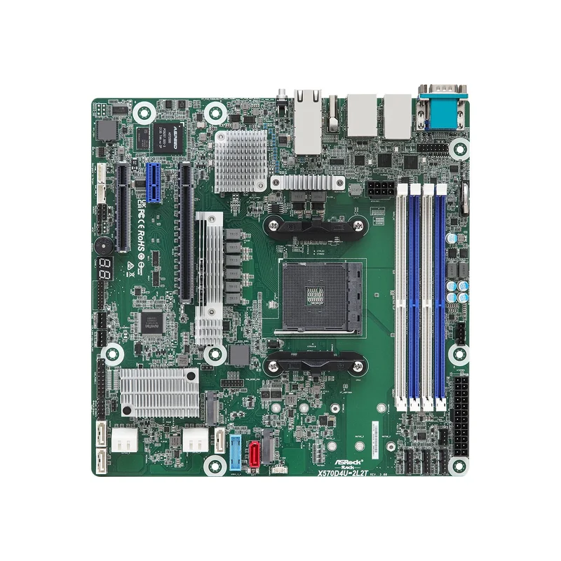 Asrock X570D4U-2L2T/BCM motherboard AMD X570 Socket AM4 micro ATX