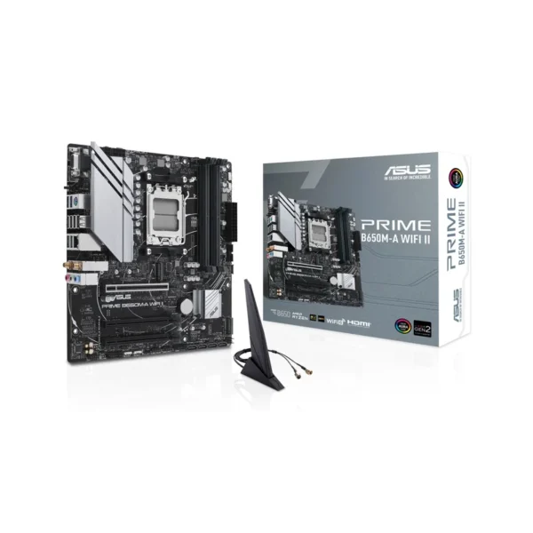ASUS PRIME B650M-A WIFI II AMD B650 Socket AM5 micro ATX