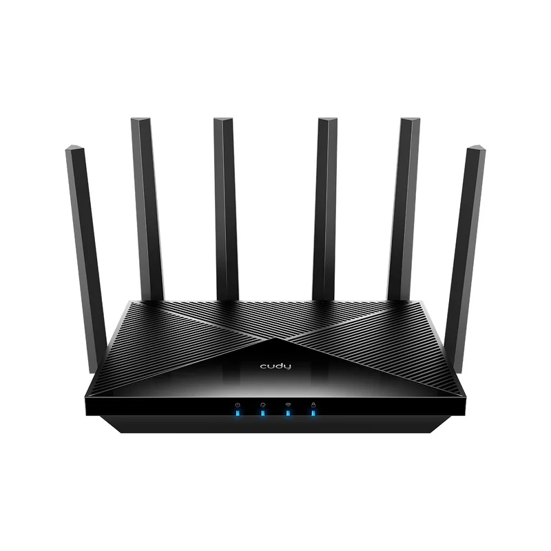 Cudy WR11000 wireless router 2.5 Gigabit Ethernet Tri-band (2.4 GHz / 5 GHz / 6 GHz) Black