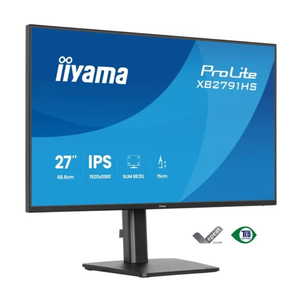 iiyama ProLite XB2791HS-B1 computer monitor 68.6 cm (27") 1920 x 1080 pixels Full HD LED Black