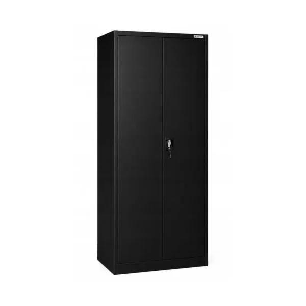 Iron Mate Mars Metallschrank für die Garage, RAL9005, 185 x 90 x 45 cm, schwarz