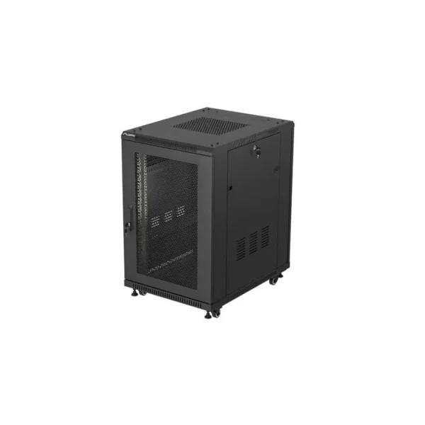 Lanberg FF01-6818-23B rack cabinet 18U Freestanding rack Black