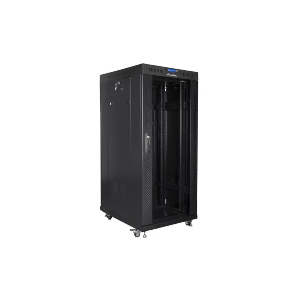 Lanberg FF01-8027-12BL rack cabinet 27U Freestanding rack Black