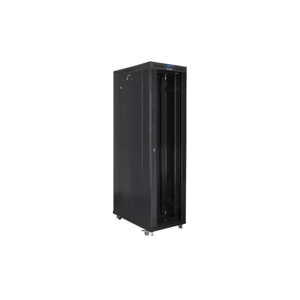LANBERG FREESTANDING RACK CABINET 19" 47U 800x1200 GLASS DOOR LCD BLACK FF01-8247-12BL