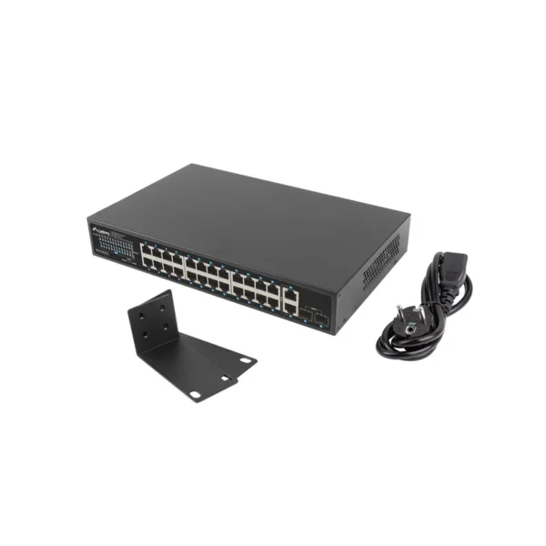Lanberg RSGE-24P-2GE-2S-250 network switch Unmanaged