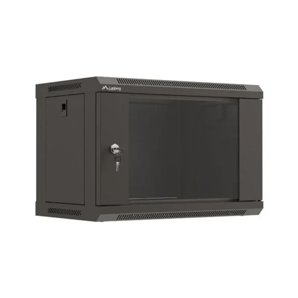 Lanberg WF03-5306-10B rack cabinet 6U Wall mounted rack Black