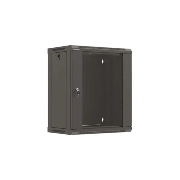Lanberg WF03-5312-10B rack cabinet 12U Wall mounted rack Black