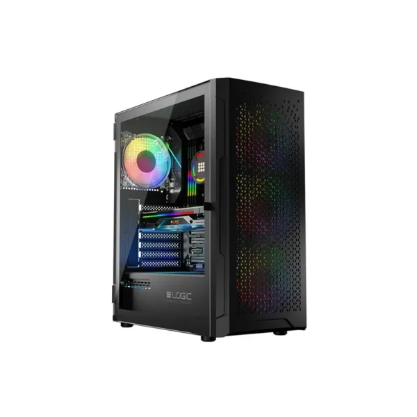 Logic ARAMIS ARGB MINIDI USB 3.0 Case Black