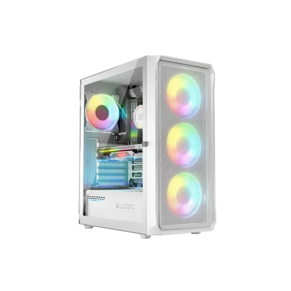 Logic PORTOS ARGB MINIDI USB 3.0 Case White