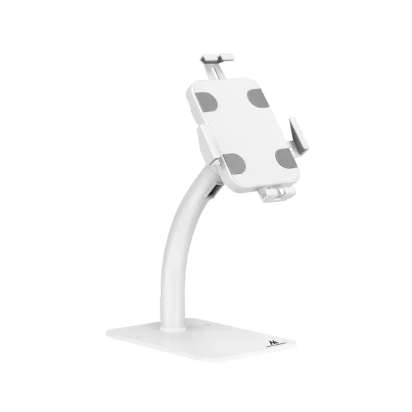 Maclean MC-468W Universal Tablet Stand Holder Lockable 7.9" - 11" Table or Wall Mounting Public Display Kiosk Sturdy Anti-Theft