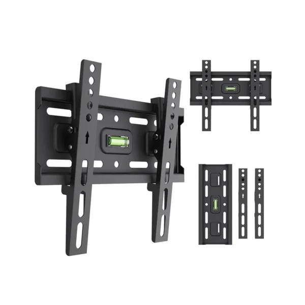 Maclean TV Mount / Bracket, max VESA 200x200, 13-43", up to 45 kg, black, tilt adjustment +2°–-10°, MC-189