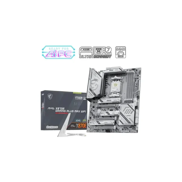 MSI MAG X870E GAMING PLUS MAX WIFI motherboard AMD X870E Socket AM5 ATX