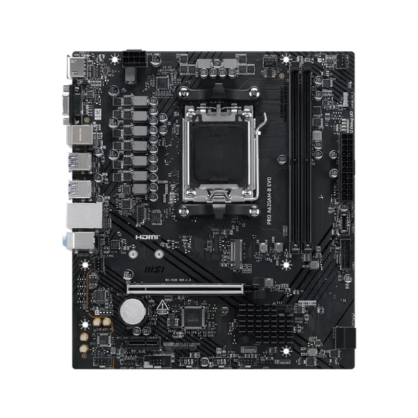 MSI PRO A620AM-B EVO motherboard AMD A620A Socket AM5 ATX