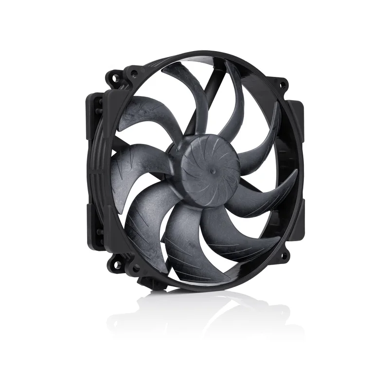 NF-A14x25r G2 PWM chromax.black - Next-gen round 140mm fan (black)