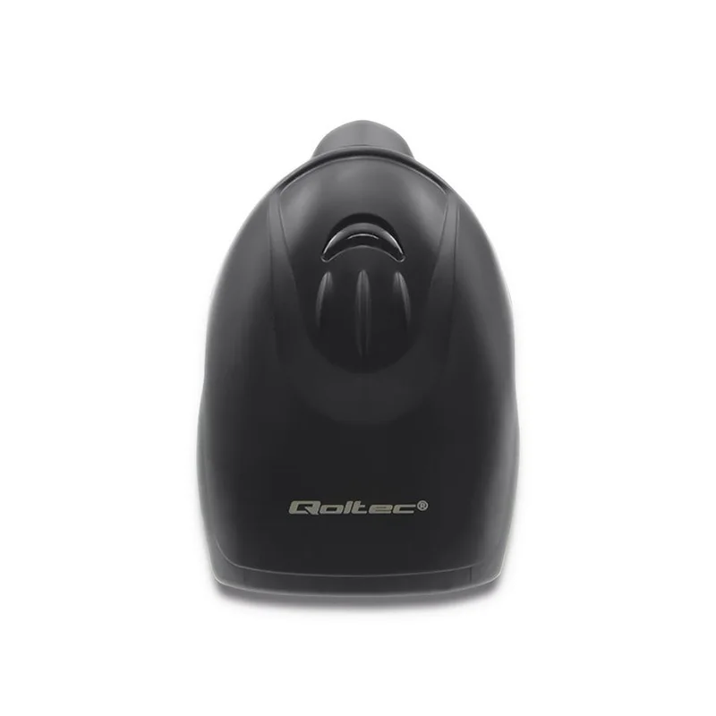 Qoltec 50866 Laser barcode reader 1D | CCD | USB | Black