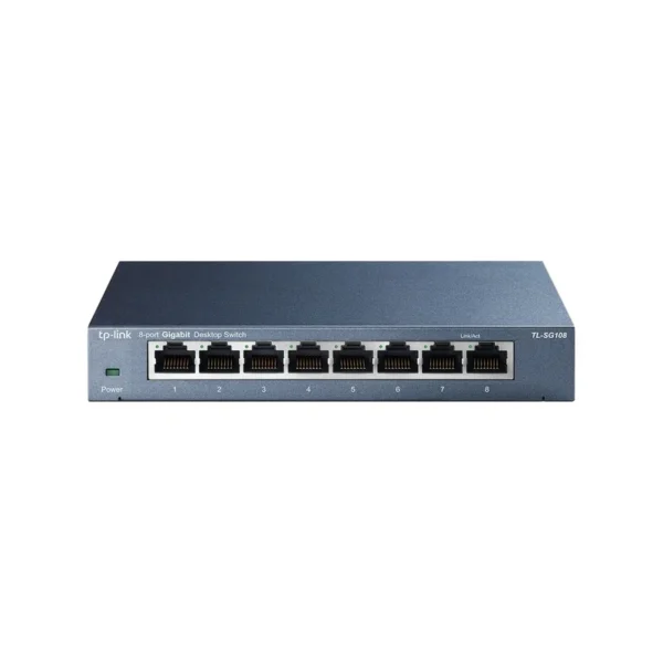 TP-Link TL-SG108 network switch Unmanaged L2 Gigabit Ethernet (10/100/1000) Black