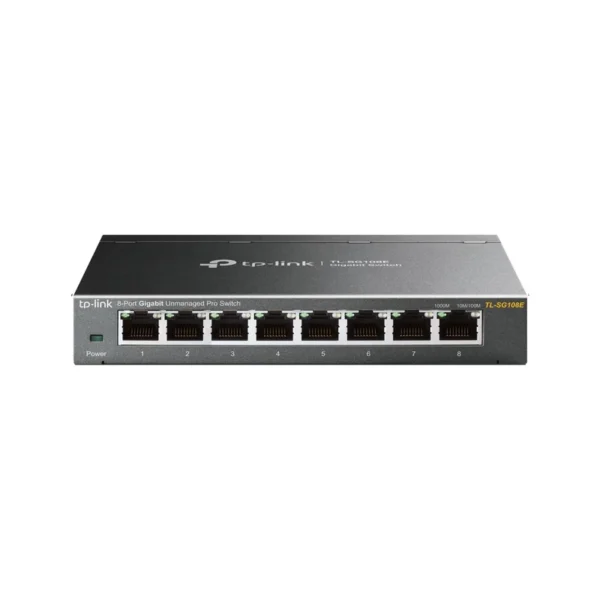 TP-Link TL-SG108E network switch Managed L2 Gigabit Ethernet (10/100/1000) Black