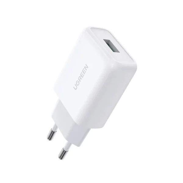 UGREEN 10133 Power Adapter | 18W, QC 3.0, 1x USB-A, White