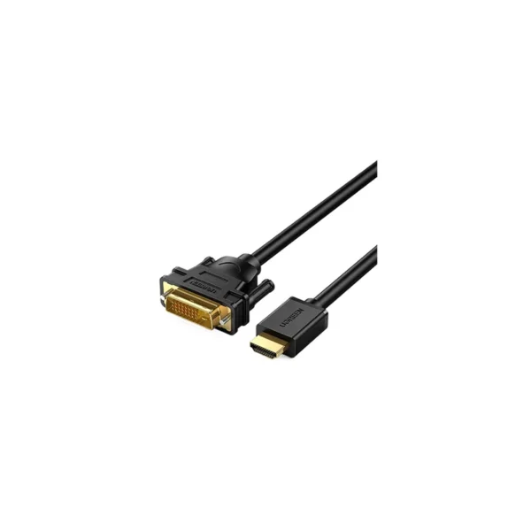 UGREEN 10135 HDMI to DVI(24+1) Round cable 2m 1080P60Hz (Black, Box)
