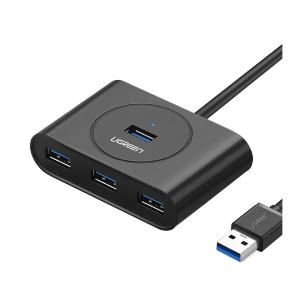 UGREEN 20291 HUB USB 3.0 A Female × 4 1m (Black)