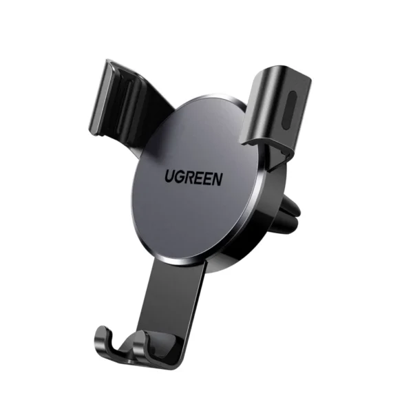 UGREEN 40907 Gravity Drive Car Phone Holder | Aluminum, Deep Black Color