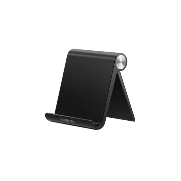 UGREEN 50747 Adjustable Phone Stand (Black) Suitable for phone or tablet ≤ 7.9 inch *Material: ABS *Product size: 95*85*21(mm)