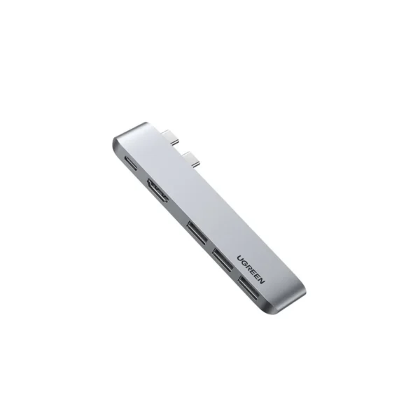 Ugreen 60559 laptop dock/port replicator USB 3.2 Gen 1 (3.1 Gen 1) Type-C Silver